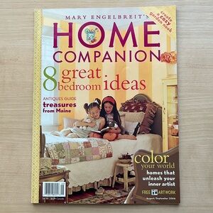 Mary Engelbreit Home Companion Magazine & Lilah Paper Doll Aug/Sept 2004